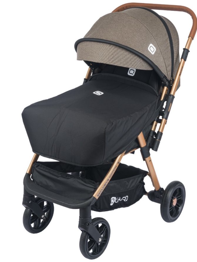 Quard Tweteer  Çift Yönlü Bebek Arabası Kışlık + Ayak Örtüsü - Görsel 6