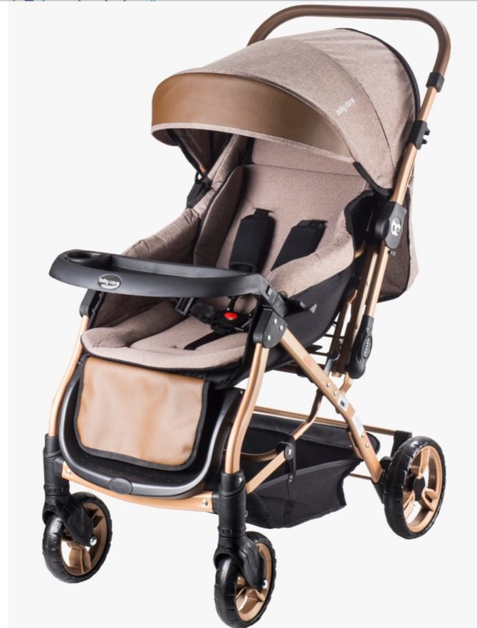 Baby Care Capron Kapanınca Yerde Sabit Duran Çift Yönlü Bebek Arabası
