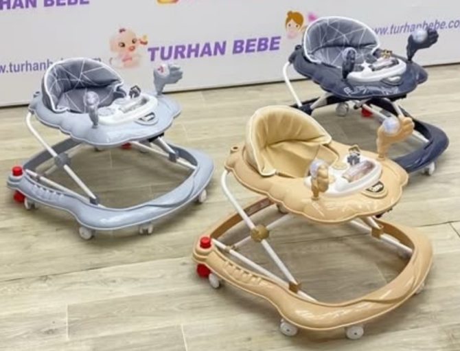 3 Kademeli Müzikli Işıklı Oyuncaklı Yürüteç