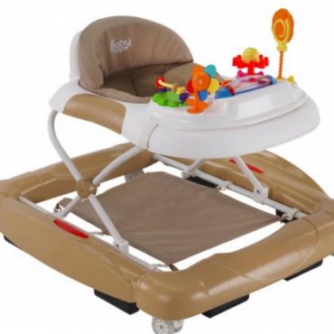 Baby HOPE Kademe Ayarlı Sılikon Tekerlekli Müzikli Oyuncaklı Atlı Karıncalı Sallanır Yürüteç