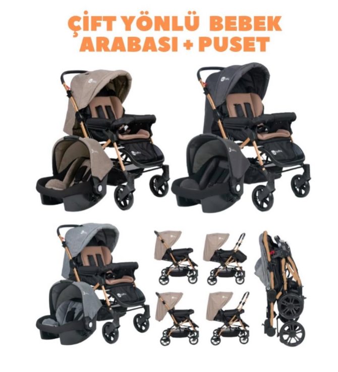 Yeni Doğan Nora Gold Lüx Çeyiz Seti (9 Parça) - Görsel 2