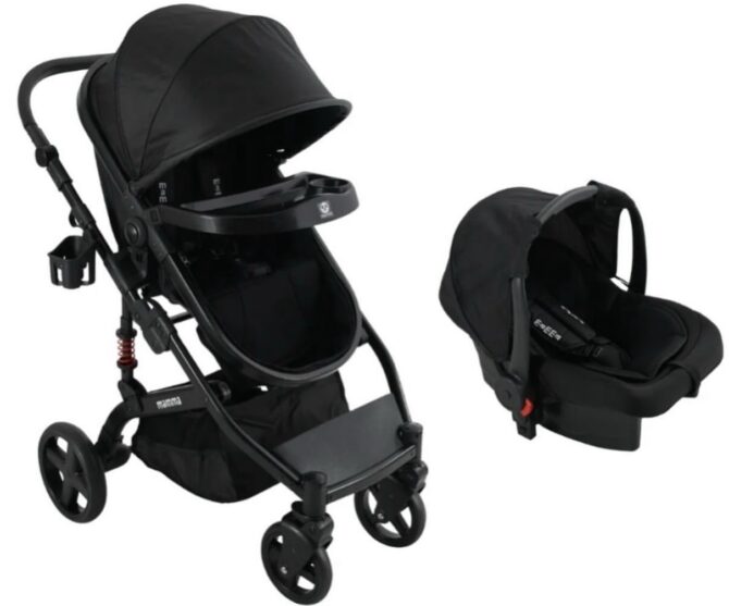 Grande Mama Tablalı Geniş Sepetli Travel Sistem Bebek Arabası Sallanır Taşıma Puset 🏝️🥰Kışlık Ayak Örtüsü ve Yağmurluk Hediye🥰