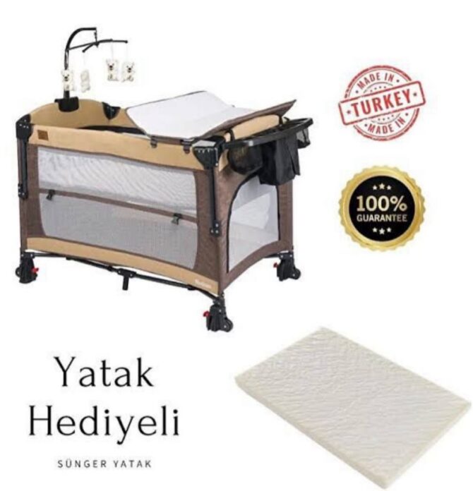🐆 Maximum ANNE YANI ASANSÖRLÜ TÜLLÜ DÖNENCELİ OYUN PAR BEŞİK 🐆🥰YATAK HEDİYE 🥰